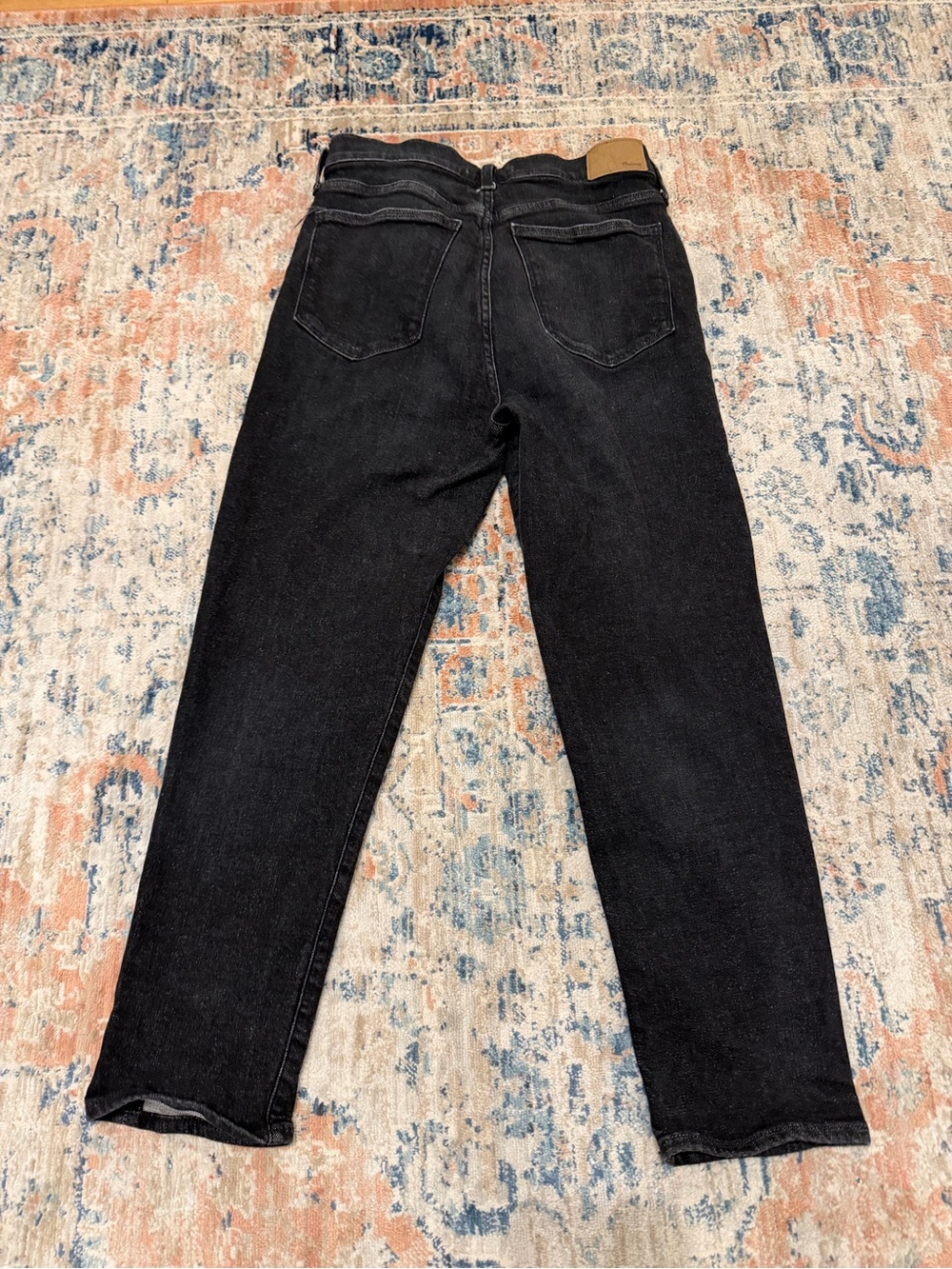 Madewell The Momjean in Black - Picture 8 of 9